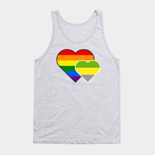 Lithromantic Double Heart Tank Top